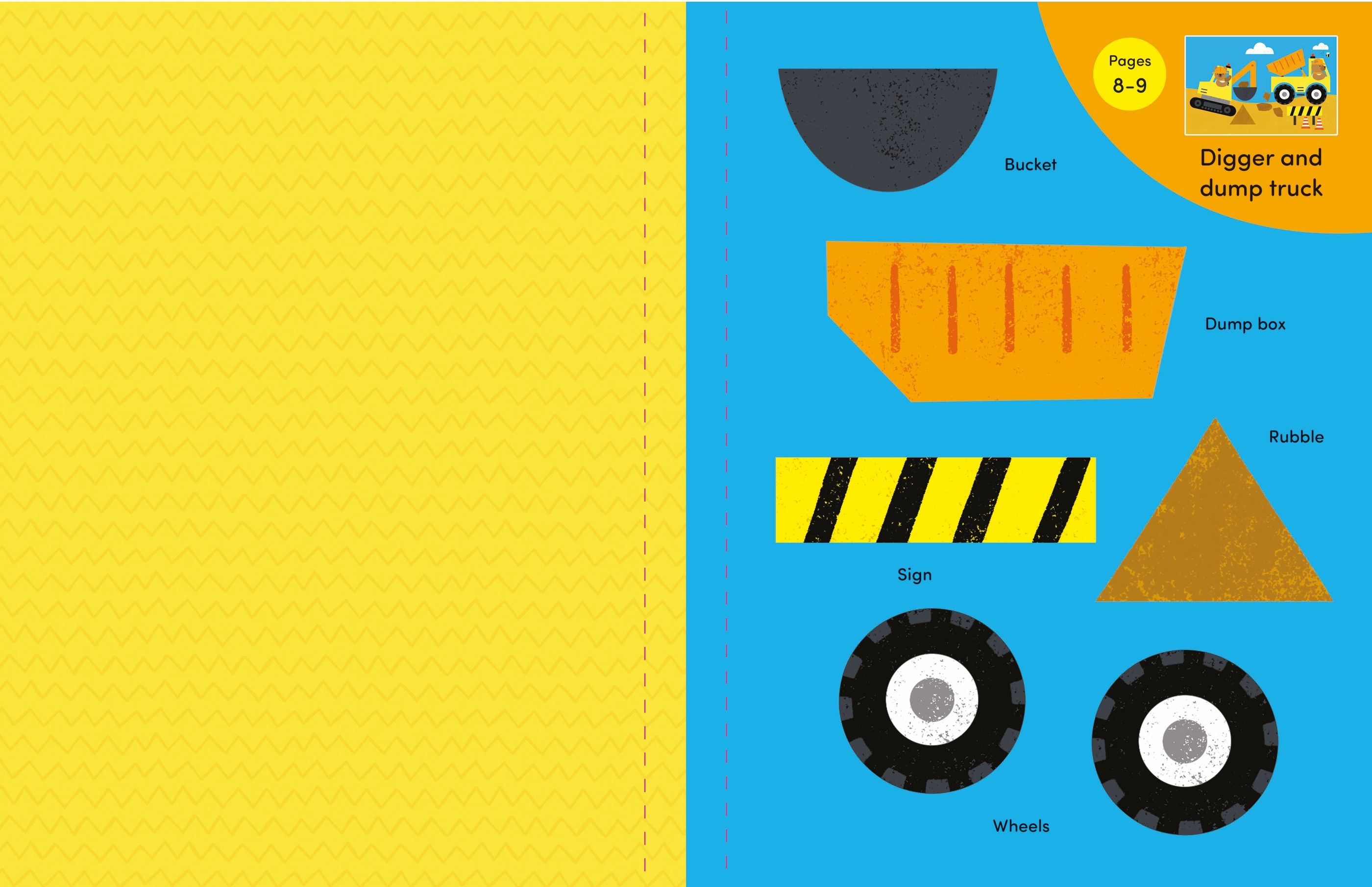 Carte de activitati pentru copii decupeaza si lipeste Usborne Cut And Stick Vehicles