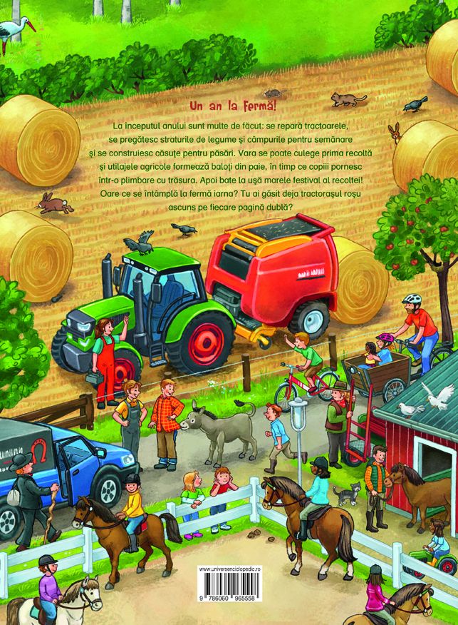 Carte educativa pentru copii in limba romana Descopera Ferma