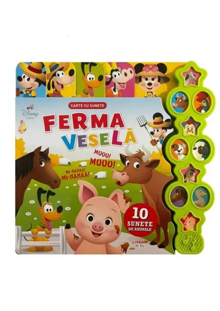 Carte pentru copii cu sunete de la ferma