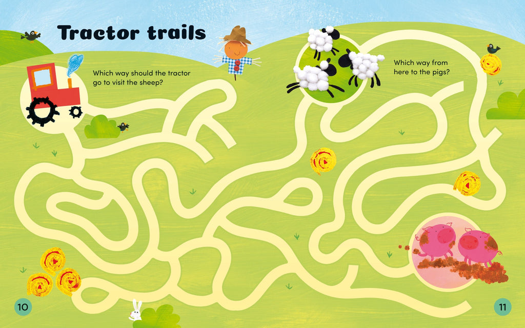 Carte de activitati Usborne First Activities farm fun
