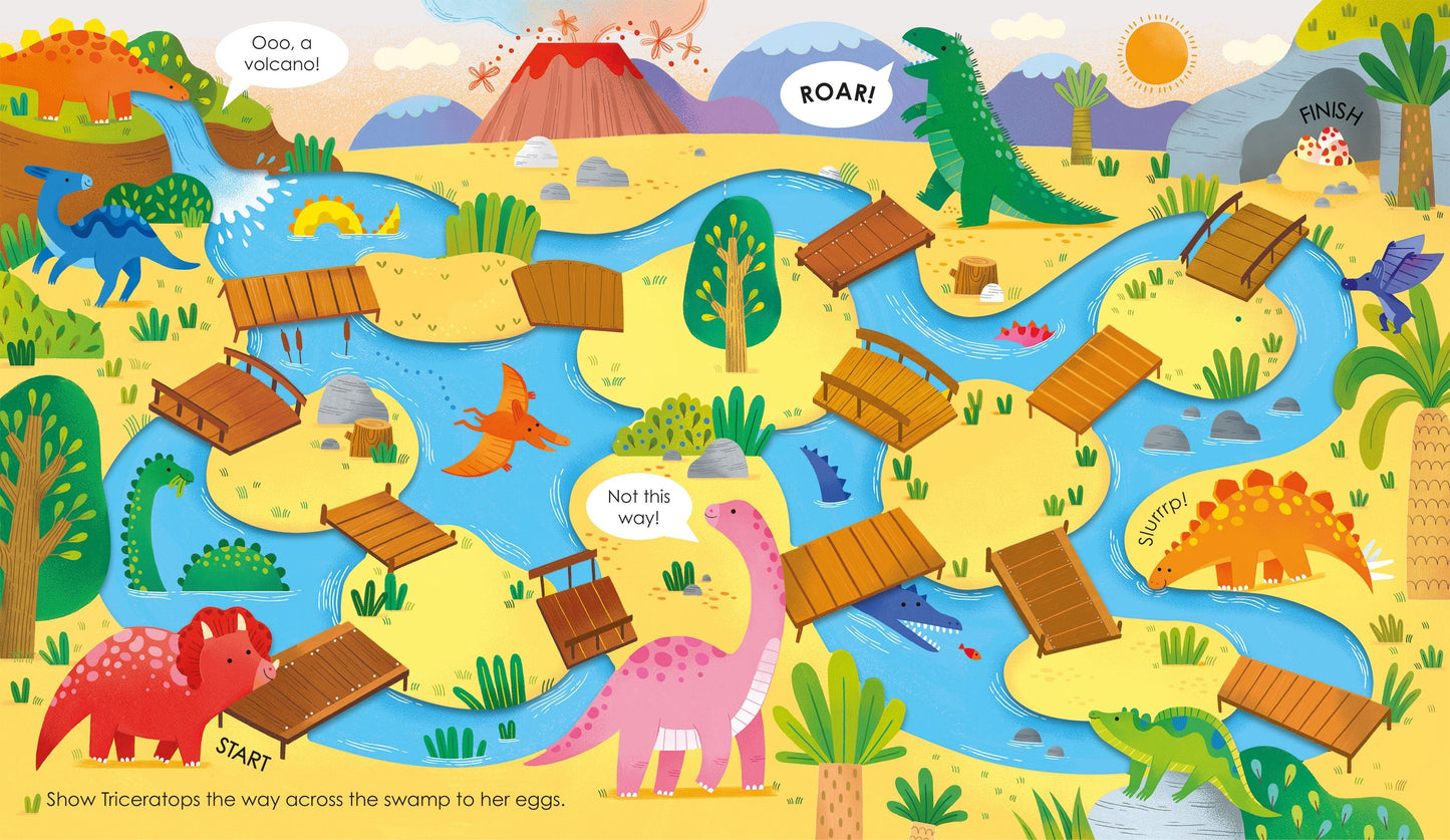 Carte pentru copii Usborne Fingertrail Mazes