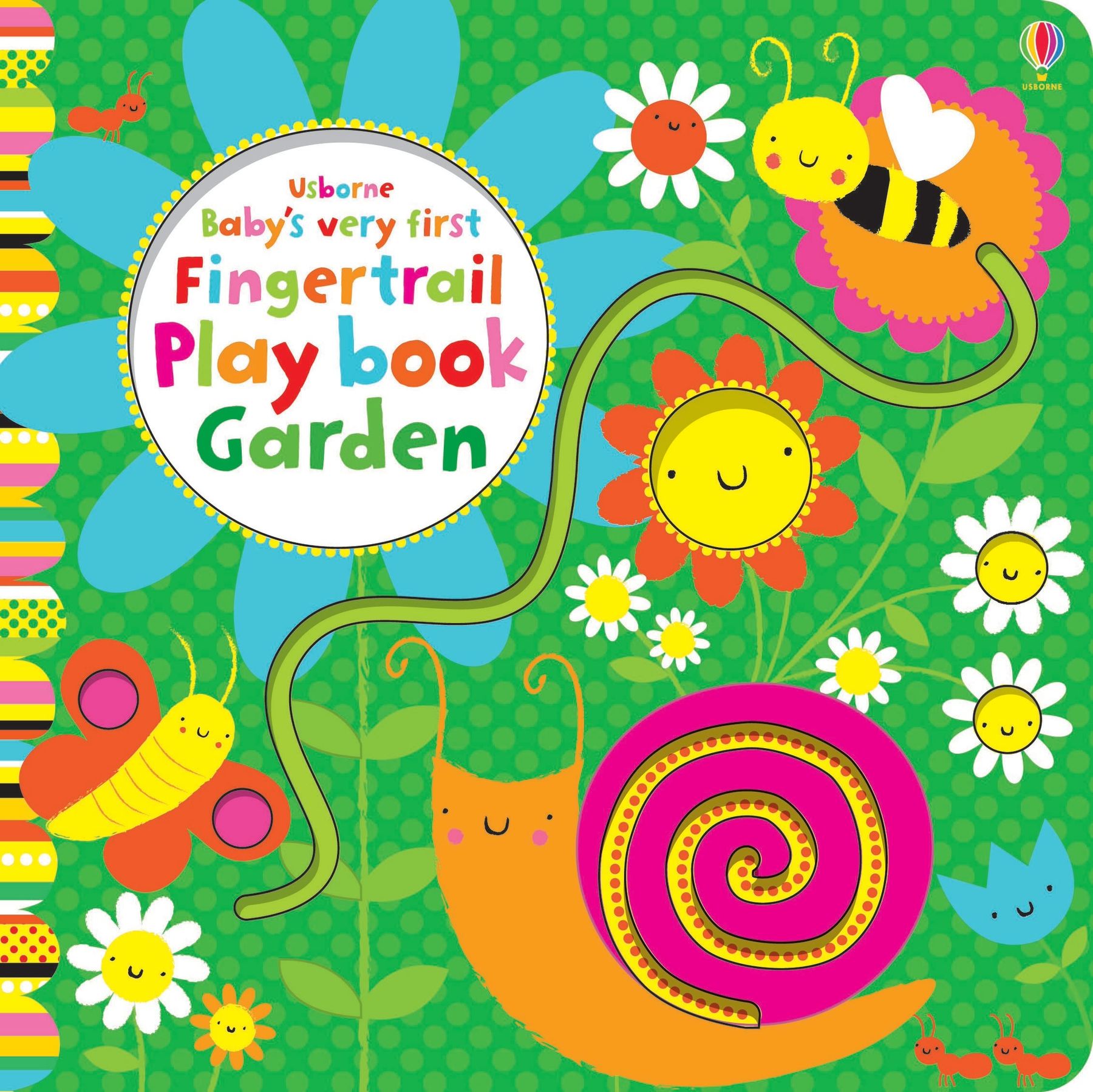 Carte pentru copii Usborne Fingertrail Playbook Garden