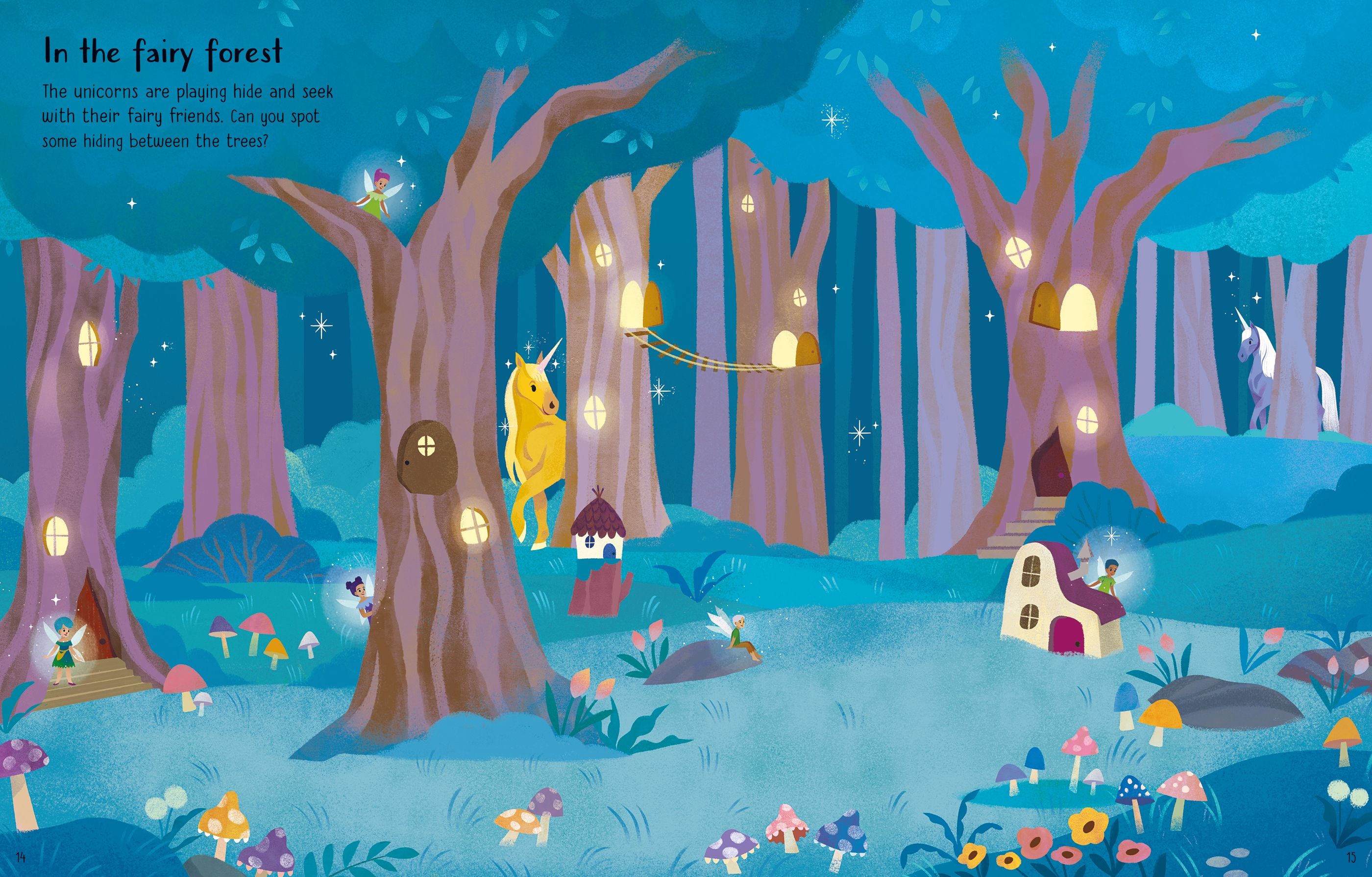 Carte pentru copii cu stickere autocolante Usborne First Sticker Book Unicorns