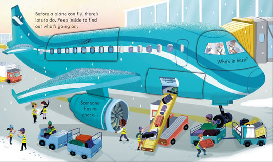 Carte Usborne educativa, cu ferestre pentru copii