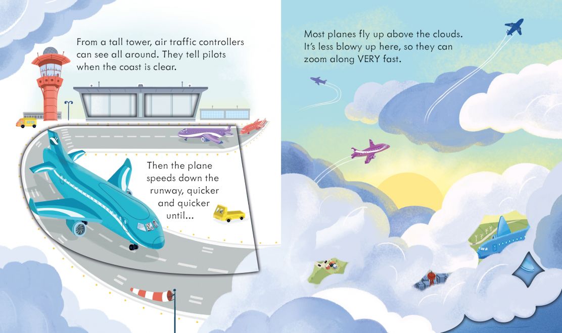 Carte Usborne educativa, cu ferestre pentru copii