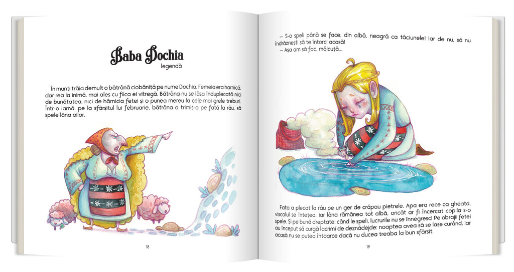 Carte cu povesti si versuri romanesti pentru copii