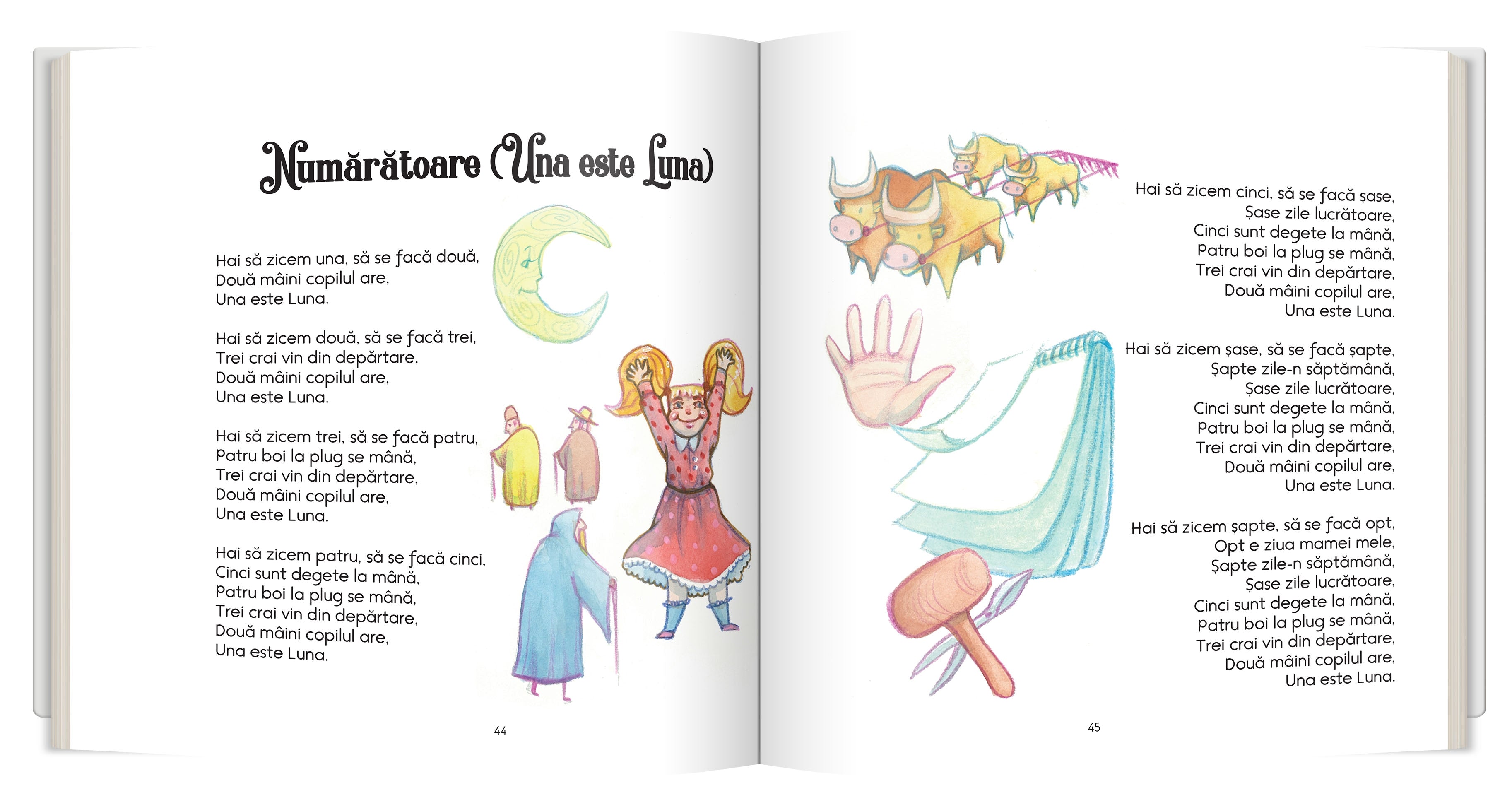 Carte cu povesti si versuri romanesti pentru copii