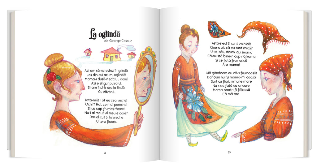 Carte cu povesti si versuri romanesti pentru copii