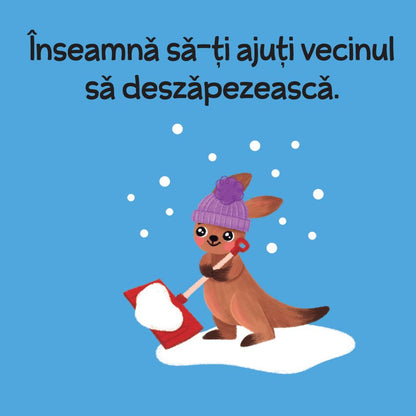 Carte educativa pentru copii in limba romana Invat sa fiu bun