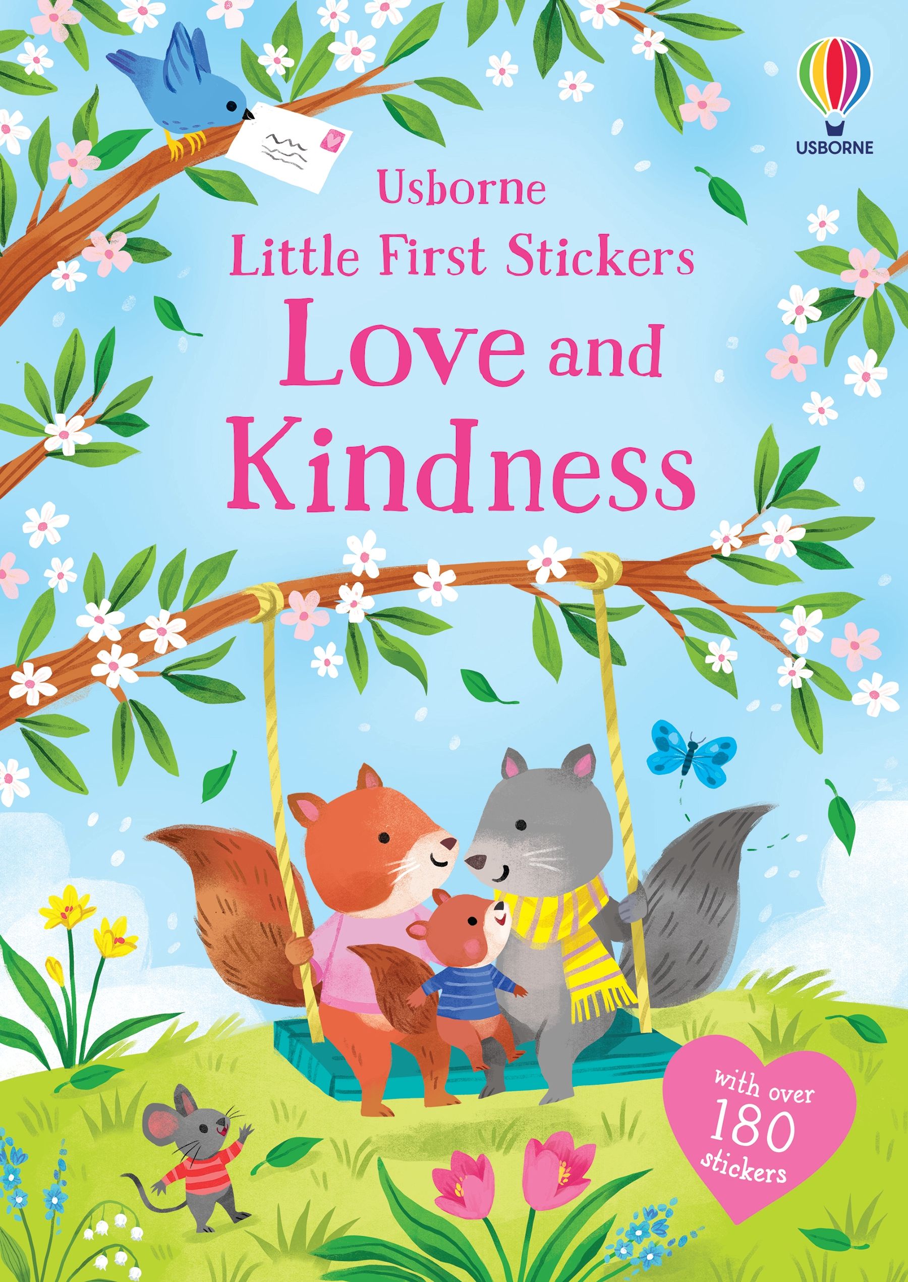 Carte pentru copii cu stickere autocolante Usborne Little First Stickers Love and Kindness