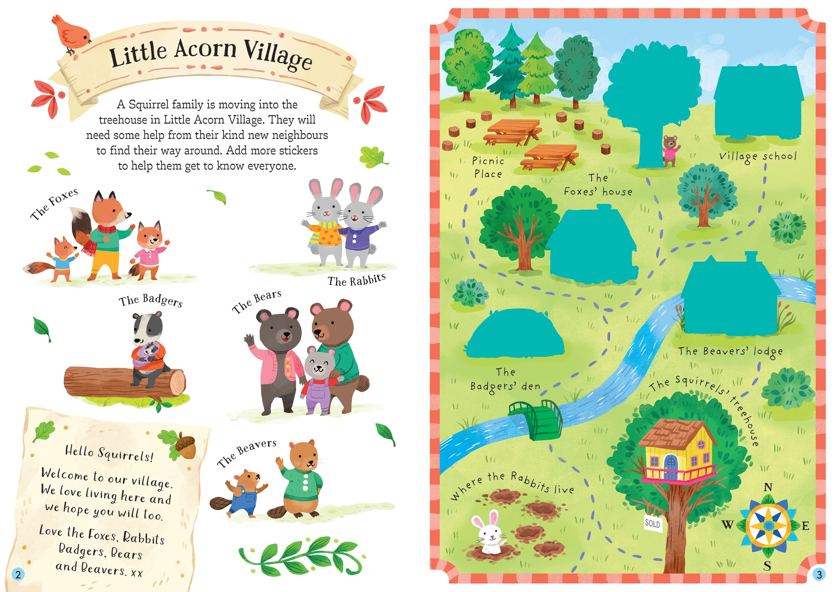 Carte pentru copii cu stickere autocolante Usborne Little First Stickers Love and Kindness