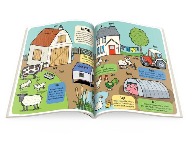 Carte educativa cu clapete, pentru copii