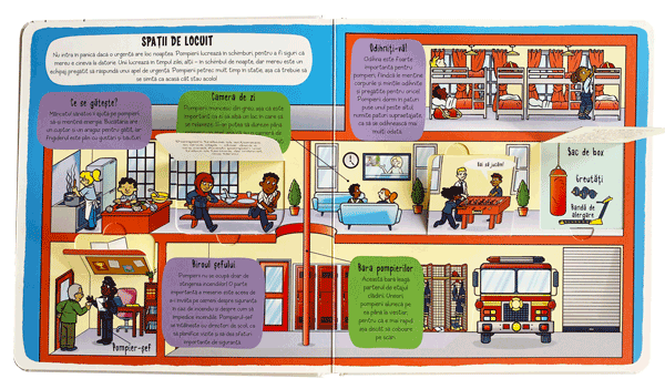 Carte educativa cu clapete, pentru copii