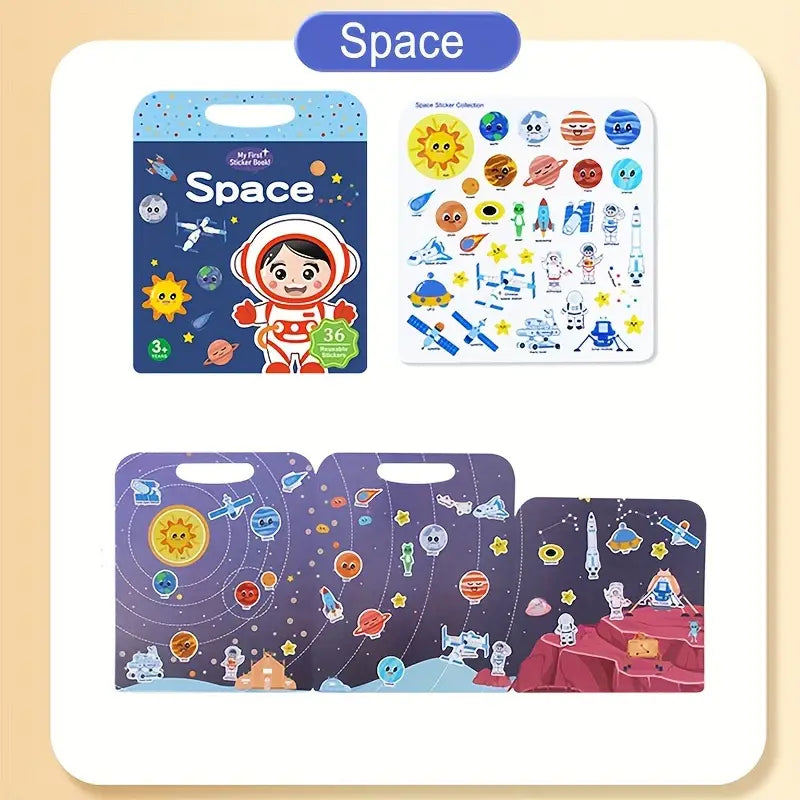 Carte cu stickere pentru copii