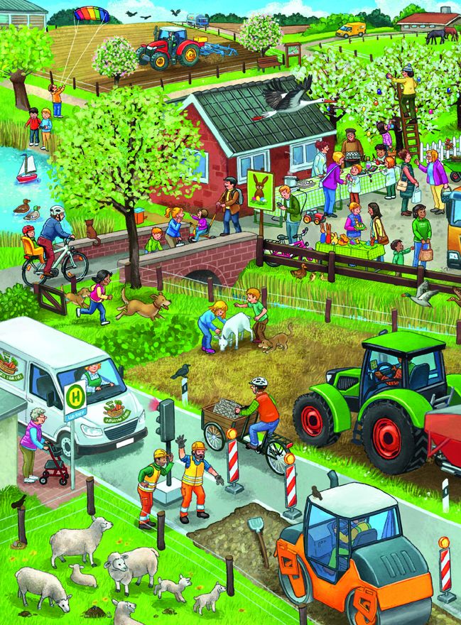 Carte educativa pentru copii in limba romana Descopera Ferma