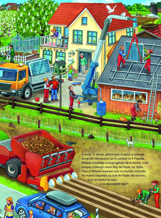 Carte educativa pentru copii in limba romana Descopera Ferma