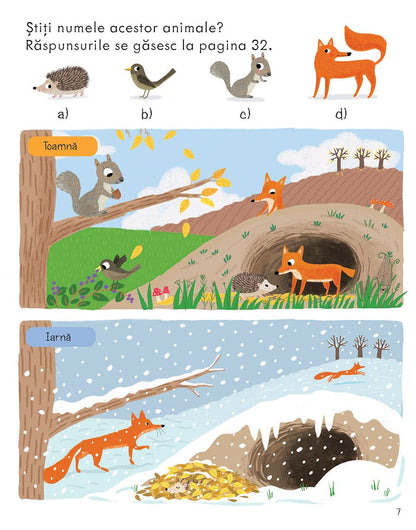 Carte Usborne pentru copii in limba romana Prima Mea Carte Despre Natura