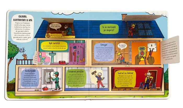 Carte educativa cu clapete, pentru copii