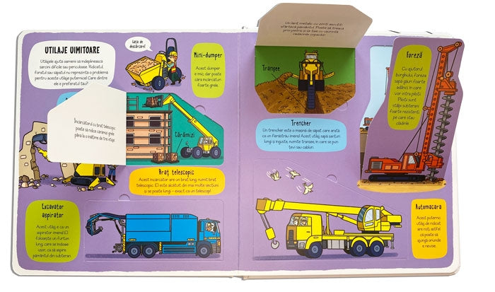 Carte educativa cu clapete, pentru copii