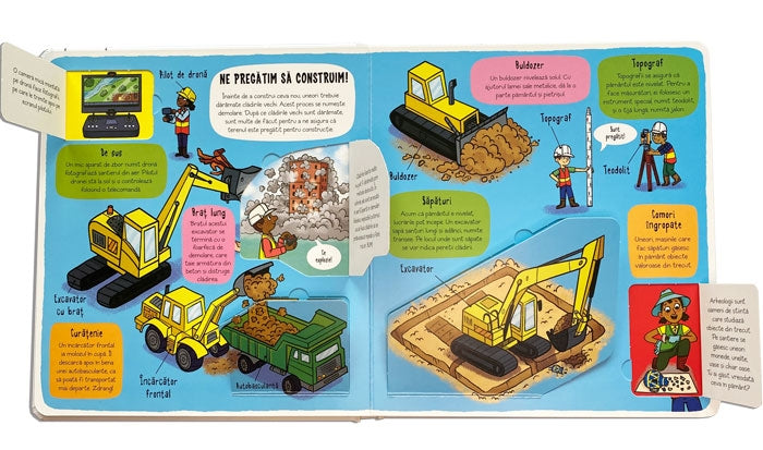 Carte educativa cu clapete, pentru copii