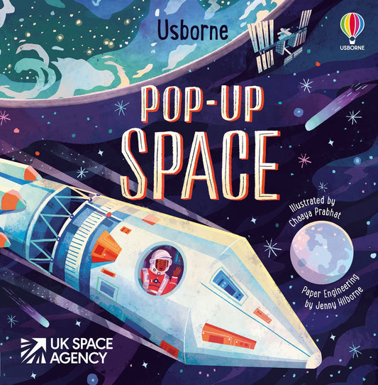 Carte 3D pentru copii Usborne Pop-Up Space