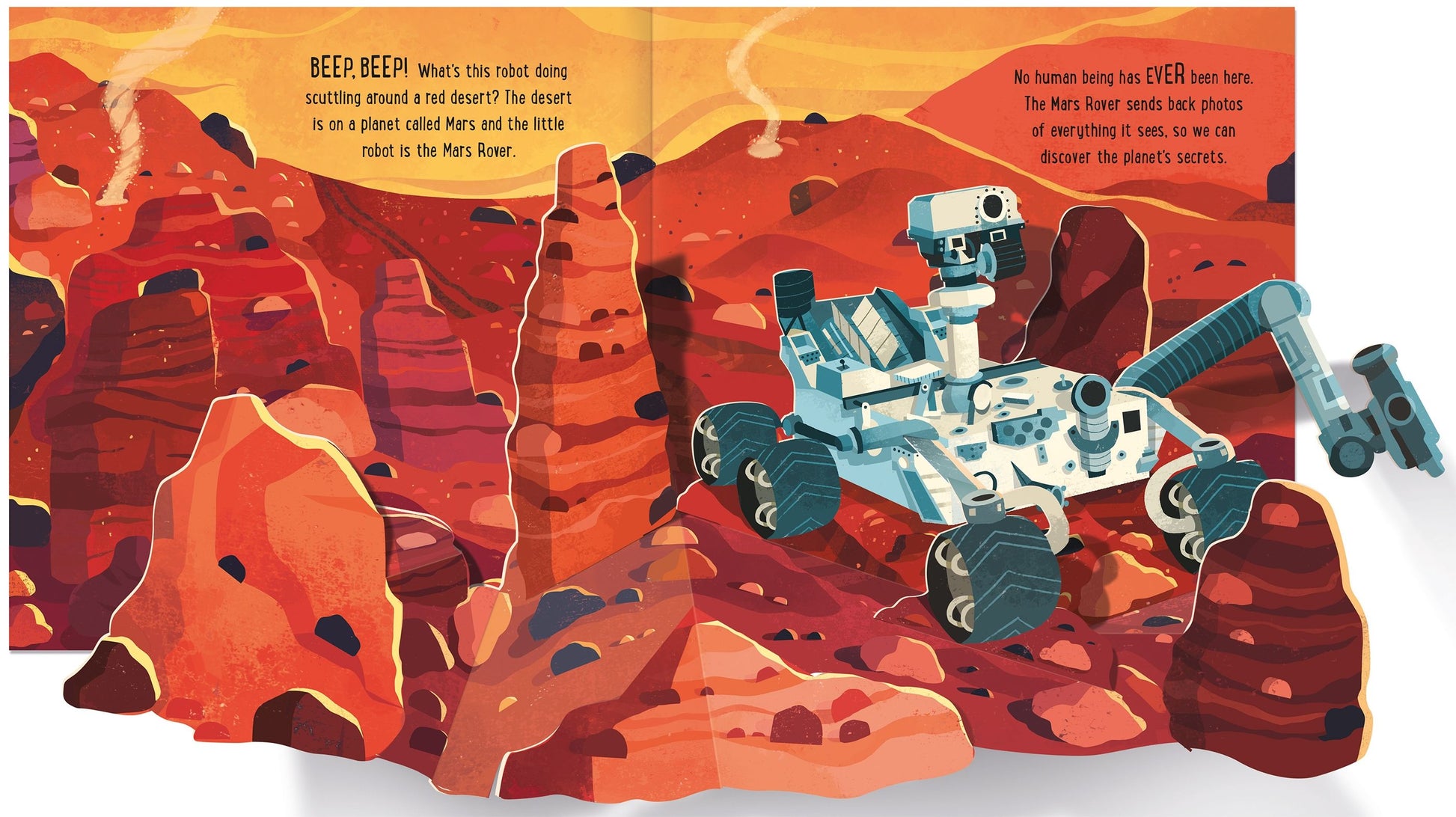 Carte 3D pentru copii Usborne Pop-Up Space