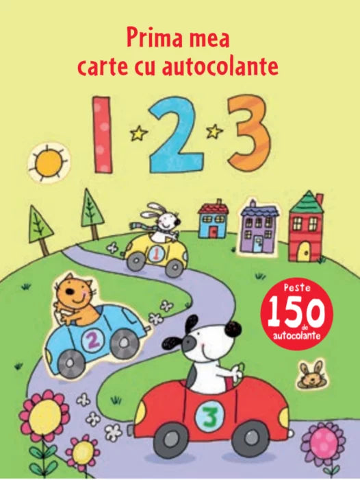 Carte pentru copii Usborne cu stickere autocolante in limba romana