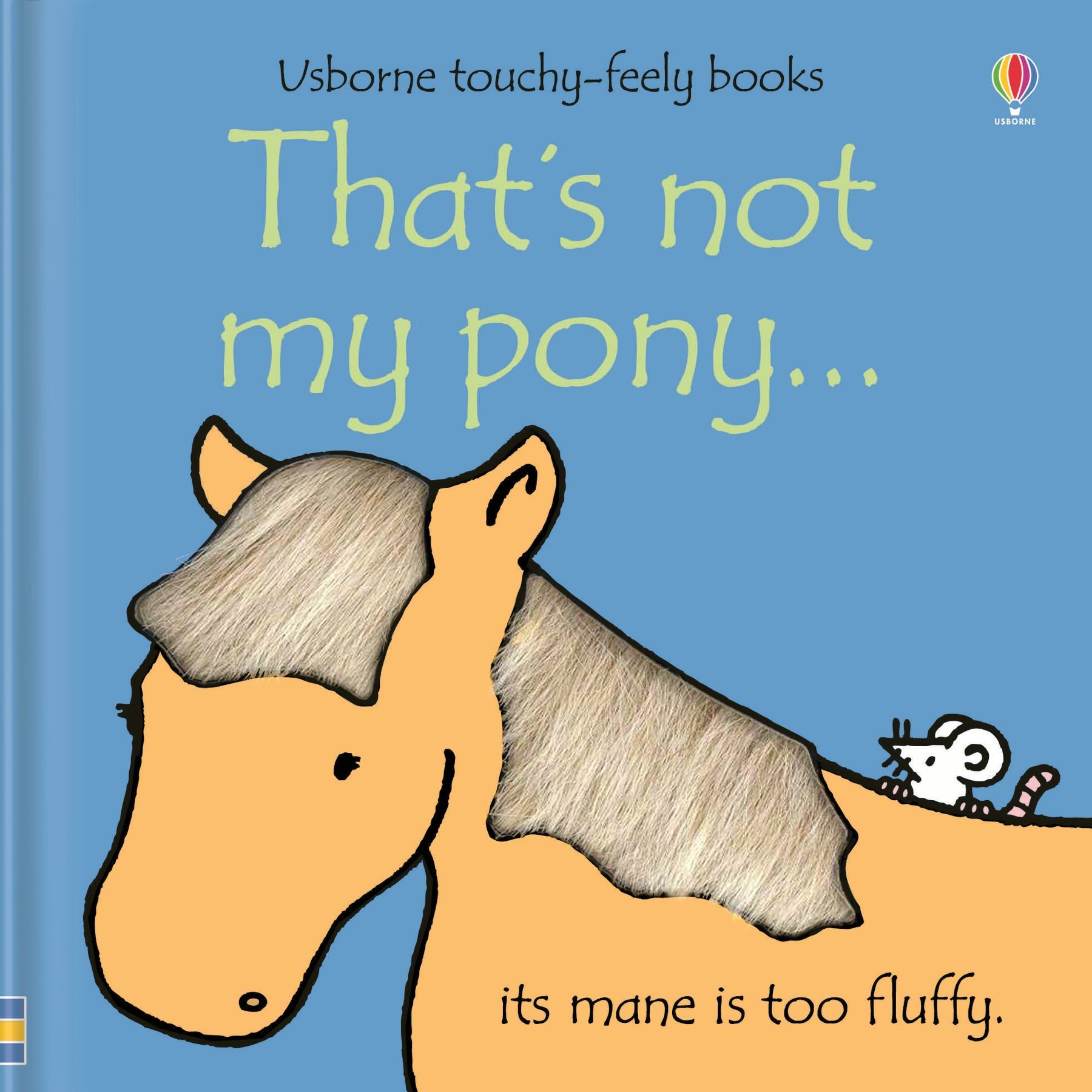 Carte senzoriala cu insertii tactile Usborne That's not my pony