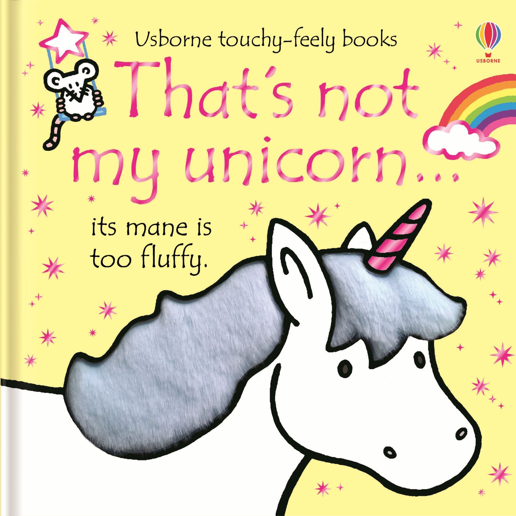 Carte senzoriala cu insertii tactile Usborne That's not my unicorn