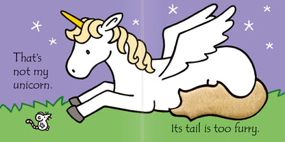 Carte senzoriala cu insertii tactile Usborne That's not my unicorn