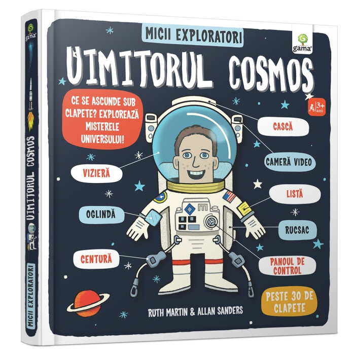 Carte educativa pentru copii, cu clapete