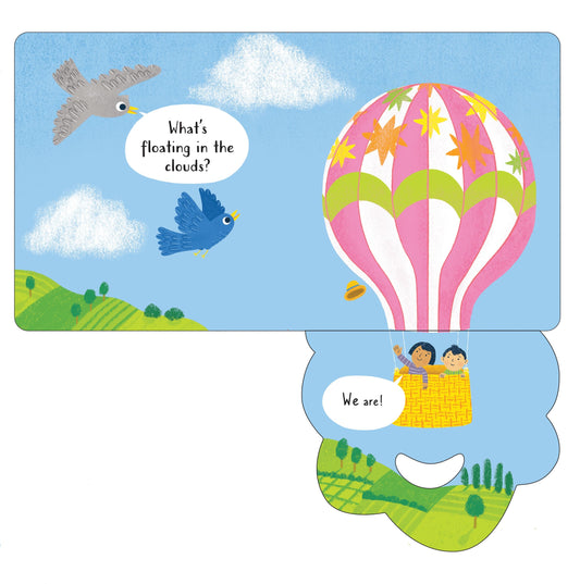 Carte cu clapete pentru copii Usborne Up in the Sky