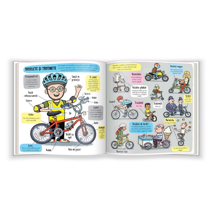 Carte educativa pentru copii, cu clapete