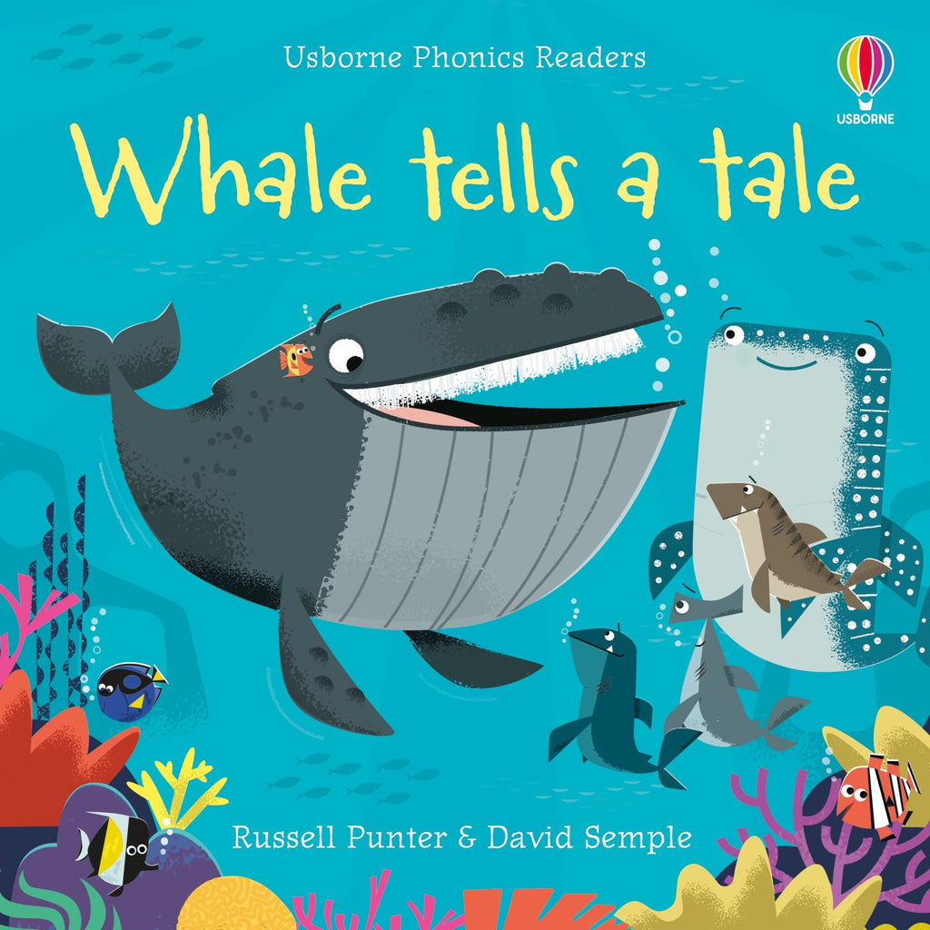 Carte cu povesti ritmate pentru copii Usborne Whale Tells a Tale